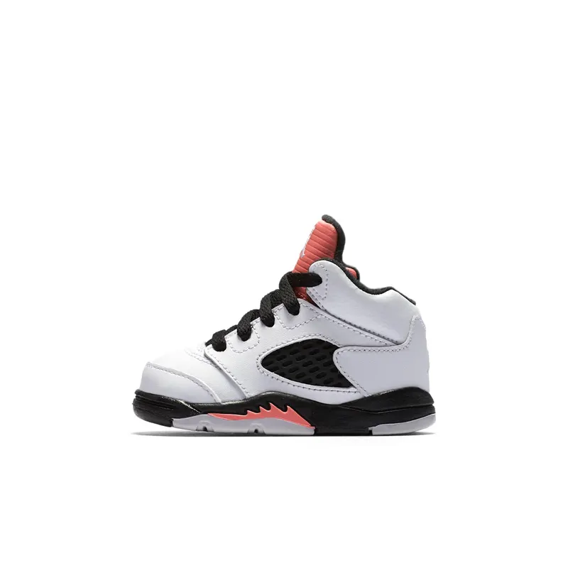 Jordan 5 Retro Sunblush (TD) White/White-Sunblush-Black (725172-115)