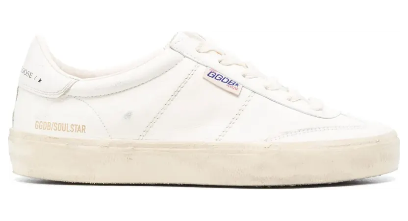 Golden Goose Soul Star sneakers met gerafeld effect – Wit (GWF00464F005049)
