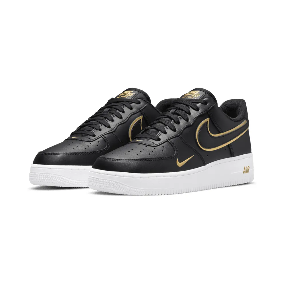 Nike Air Force 1 07 Black Metalic Gold (DA8481-001)