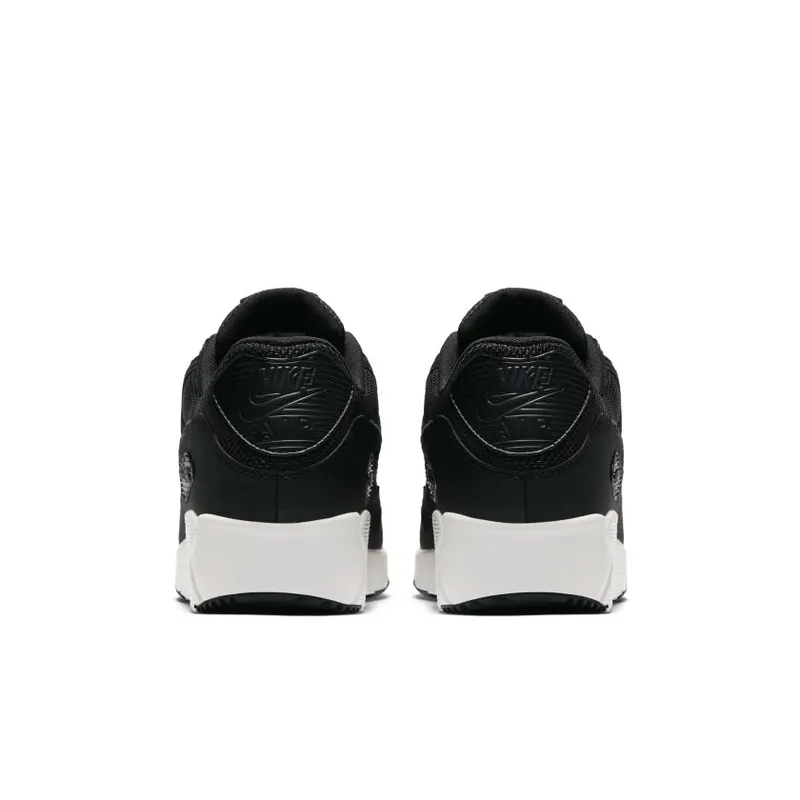 Nike Air Max 90 Ultra 2.0 Leather Black Black/White (924447-001)