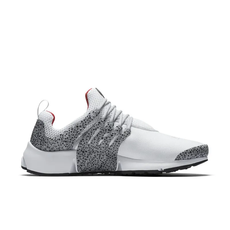 Nike Air Presto Safari Pure Platinum White/University Red-Pure Platinum-Black (886043-100)