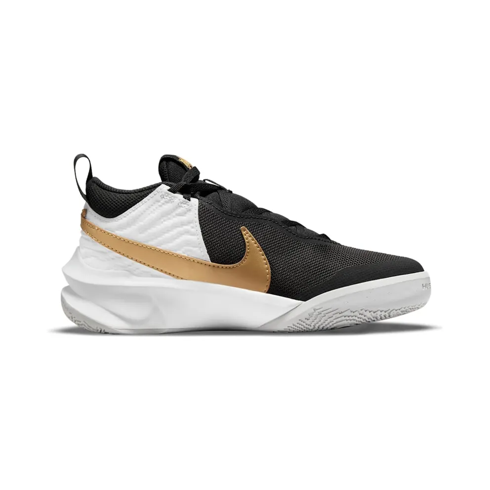 Nike Team Hustle D 10 Black Metallic Gold (CW6735-002)