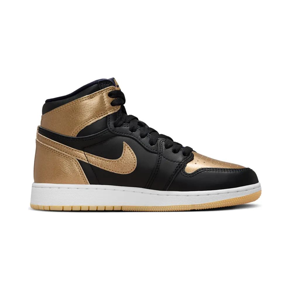 Air Jordan 1 GS “Black Metallic Gold” (FD1437-071)