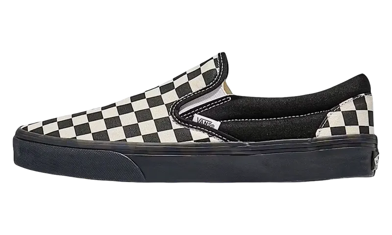 Vans Classic Slip-On “Checkerboard Black White Black Midsole” (VN000D5PYB2)