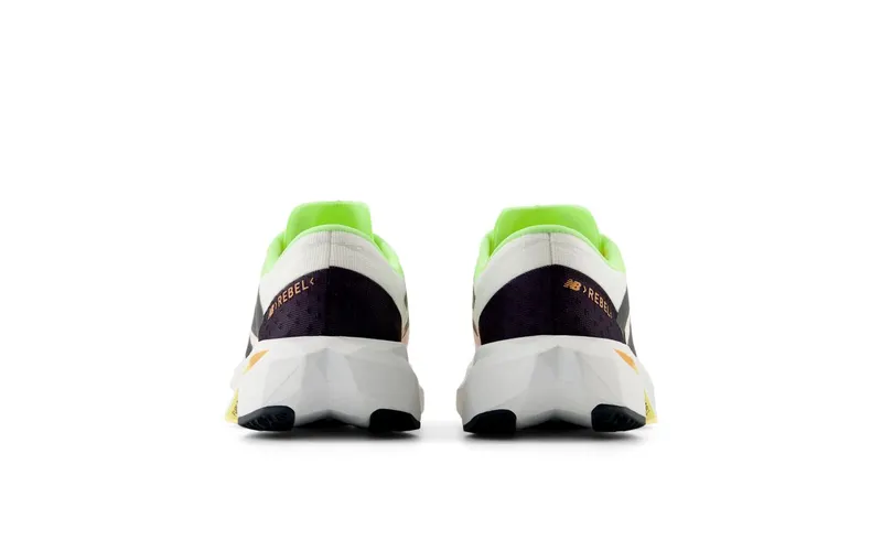 New Balance FuelCell Rebel v4 Bleached Lime Glo Hot Mango (MFCXLL4)