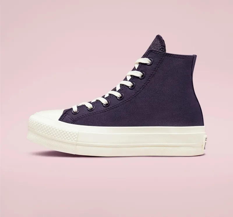 Converse Chuck Taylor All Star Lift Platform Jacquard Camo Dark Raisin/dark Raisin/egret (A00887C)