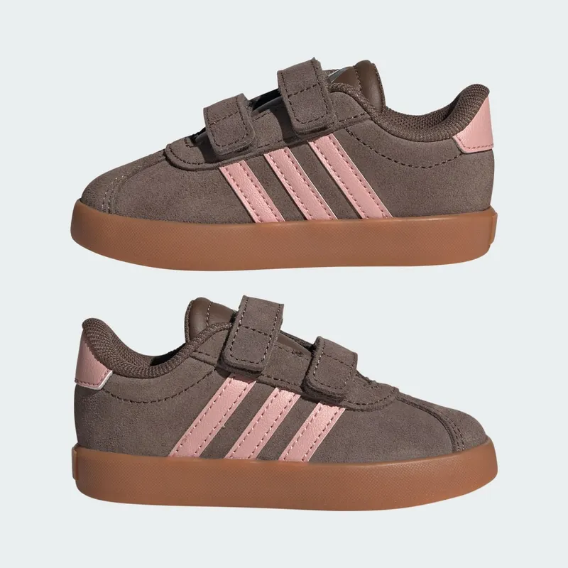 Adidas VL Court 3.0 Earth Strata / Semi Frozen Turbo / Amber Gum (KK4584)