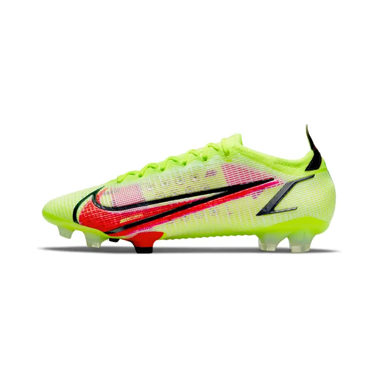 Nike Mercurial Vapor 14 Elite FG “Volt / Black / Bright Crimson” (CQ7635-760)