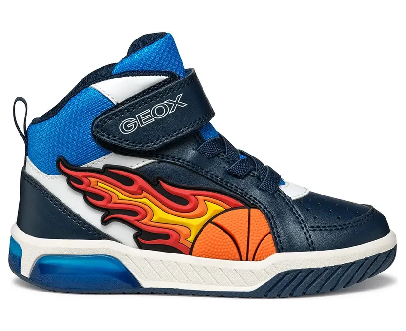 Geox sneaker Navy / Hemelsblauw / Oranje / Wit (J569CC05411-C0693)