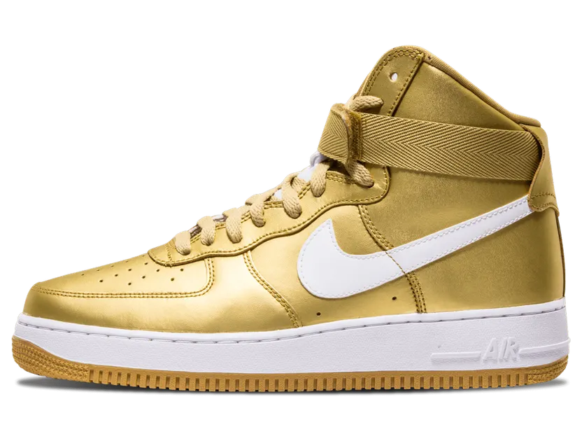 Nike Lab Air Force 1 High ‘Metallic Gold’ Metallic Gold/White (823297-700)
