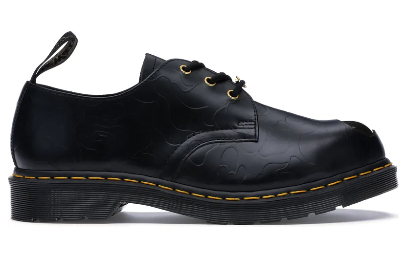 Dr. Martens 1461 Bape Black Smooth Emboss