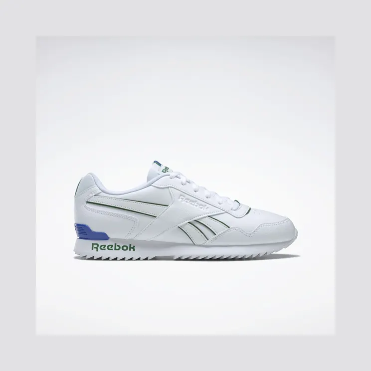 Reebok Royal Glide Ripple Clip Cloud White / Glen Green / Court Blue