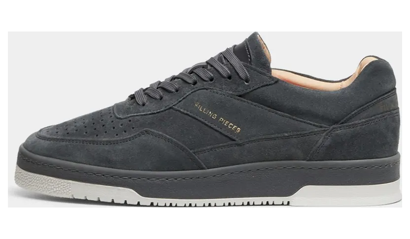 Filling Pieces Ace Suede Dark Grey