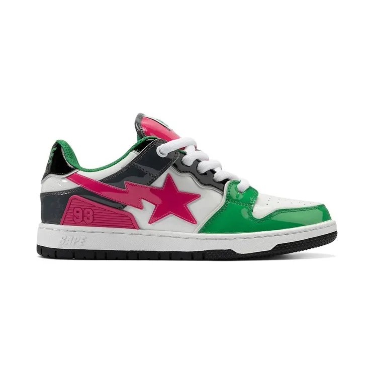 A Bathing Ape Sk8 Sta #2 M1 Green Multi (1L30-291-311)