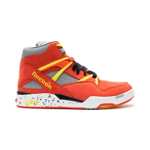 Reebok Pump Omni Zone Packer Shoes Nique Red Red/Grey-Comet (Other Brands Reebok)