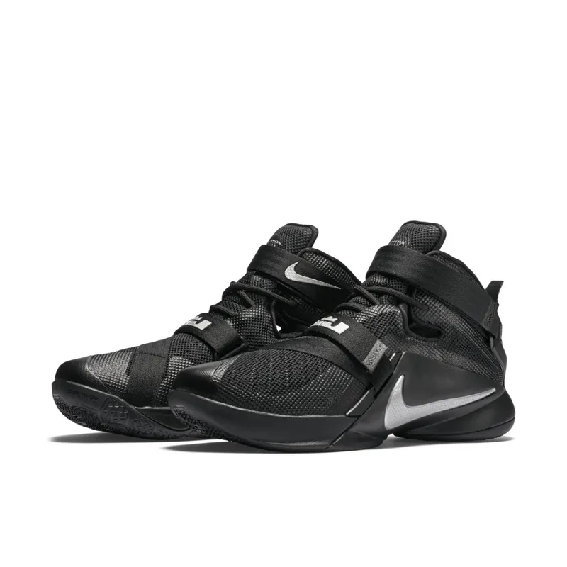 LeBron Soldier 9 Black/Metallic Silver (749417-001)