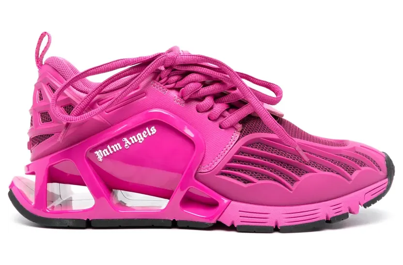 Palm Angels Palm Web low-top “Pink” (PWIA050F23FAB0013232)