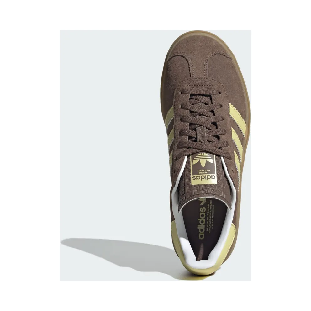 Adidas Gazelle Bold Earth Strata / Powder Yellow / Cloud White (JI2697)