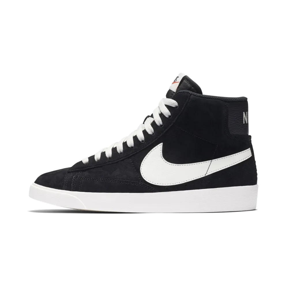 Nike Blazer Mid Vintage Suede Black (W) Black/Sail-Sail (AV9376-001)