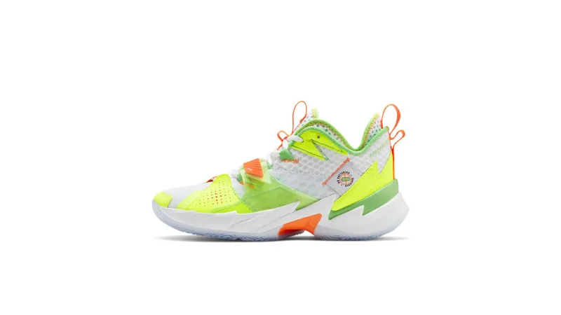 Jordan Why Not Zer0.3 Splash Zone White/Green-Orange-Volt (CZ3616-100)