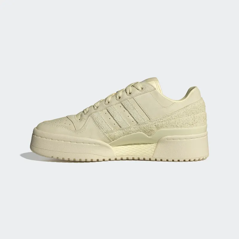 adidas Forum Bold Stripes Shoes Yellow / White / Cloud White (ID3154)