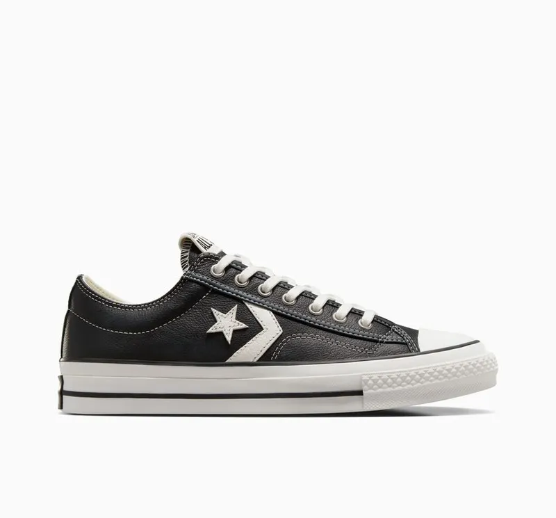 Converse Star Player 76 Fall Leather Black/vintage White/silver