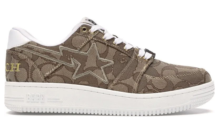 A Bathing Ape Bapesta Coach Beige (1G23191901)