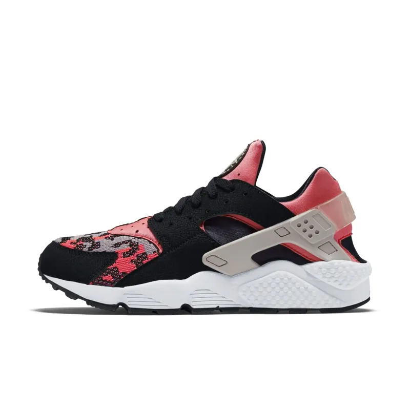 Nike Air Huarache Run PA Black/Light Bone-Hot Lava-White Black/Light Bone-Hot Lava-White (705008-006)