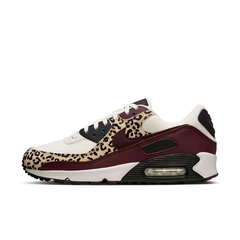 Nike Air Max 90 “Leopard – Burgundy” (IF1619-102)