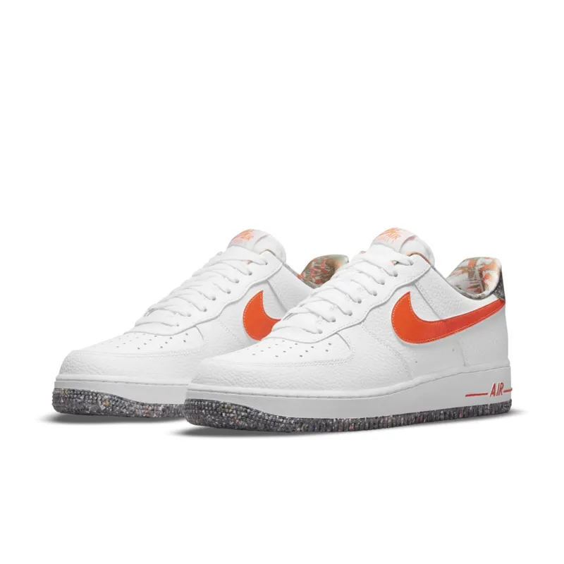 Nike Air Force 1 Crater White Team Orange (2021) (DM9098-100)