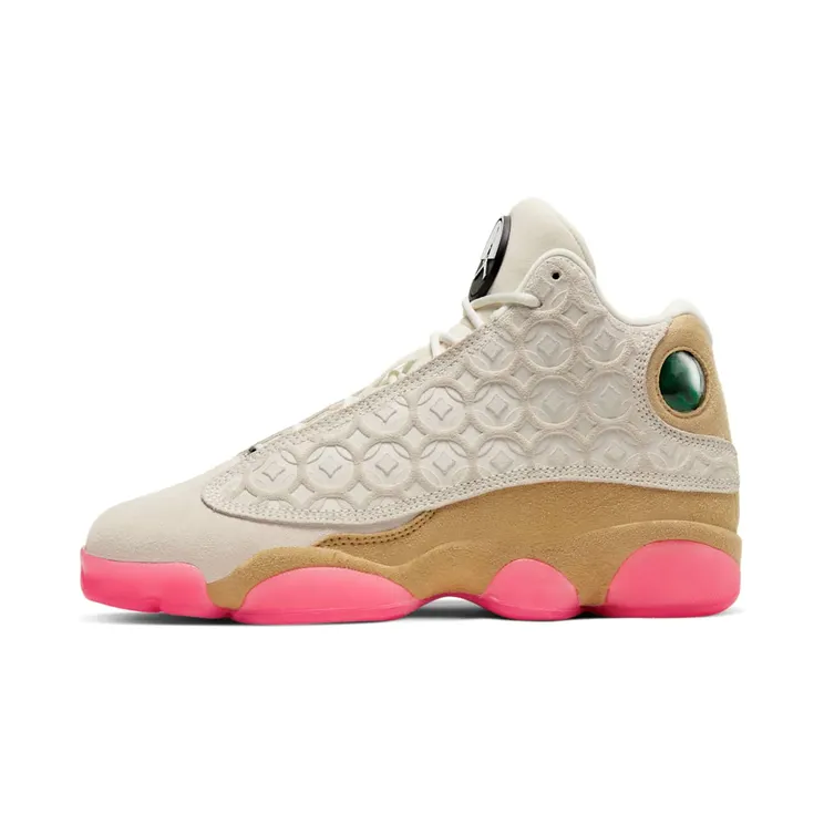 Air Jordan 13 Retro CNY GS Chinese New Year “Pale Ivory / Digital Pink / Club Gold / Black” (CW4683-100)