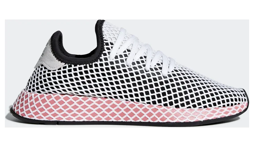 adidas Deerupt Core Black Chalk Pink (W)
