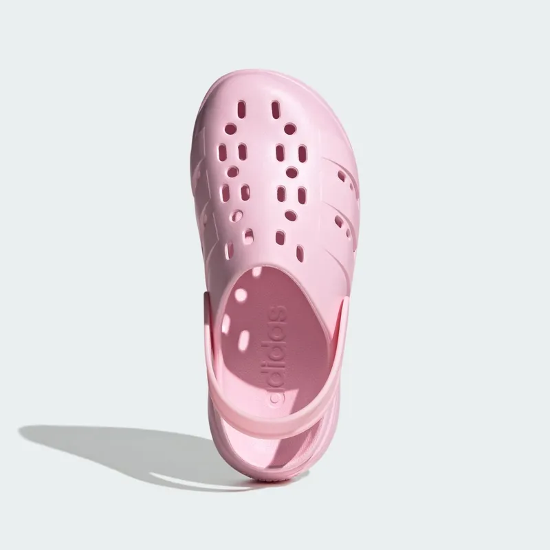 adidas Adilette Platform Clogs “Clear Pink / Clear Pink / Clear Pink” (JR2626)