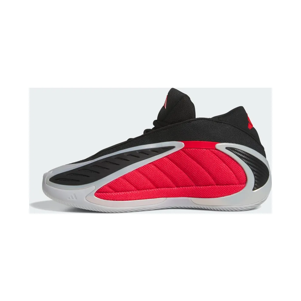 Adidas Anthony Edwards 2 Silver Metallic / Pure Ruby / Core Black (JQ9497)