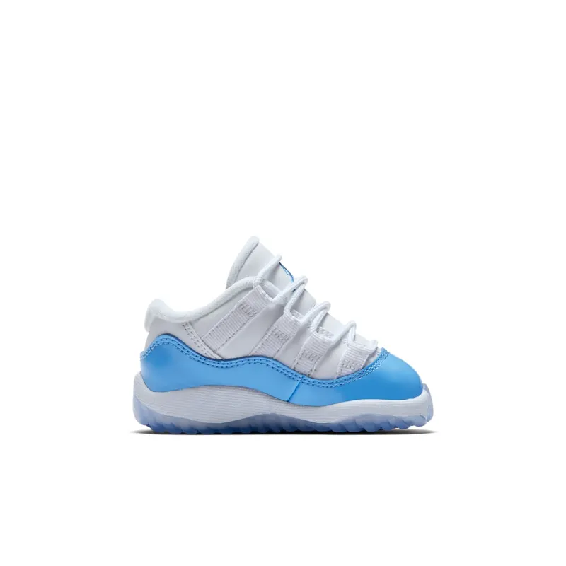 Jordan 11 Retro Low White Black University Blue (505836-106)