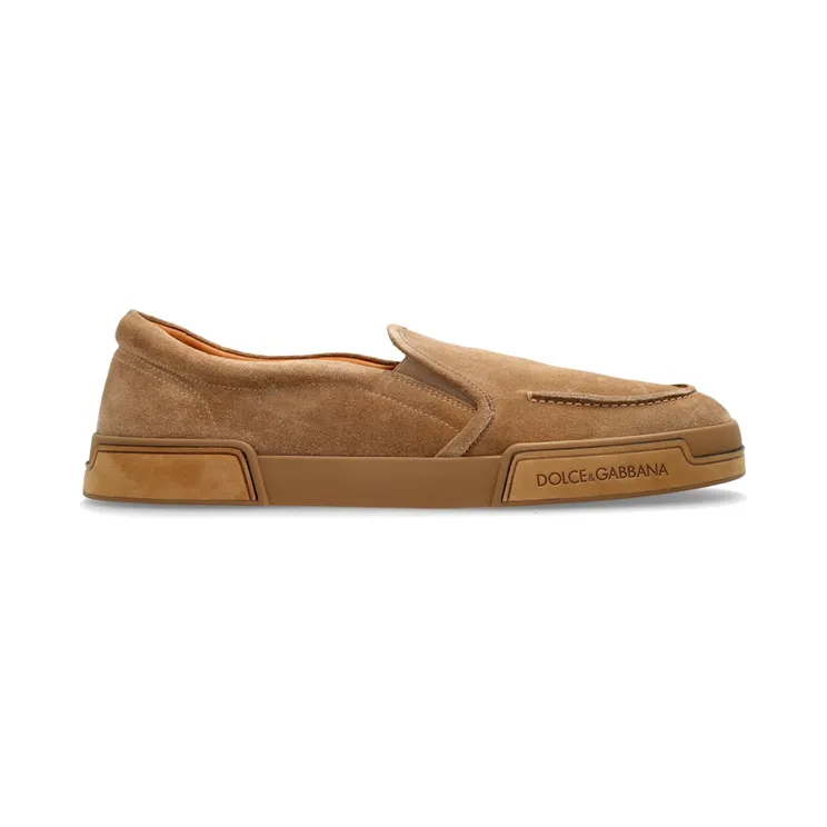 Dolce & Gabbana Portofino Round Toe Sneakers Hazelnut (A50732 AT441 8S222)