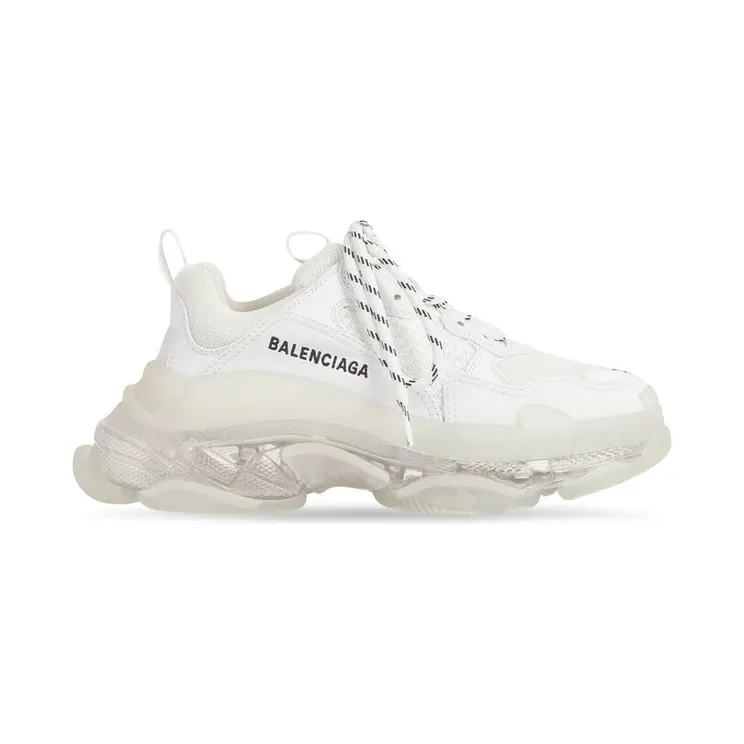 Balenciaga Triple S Clear Sole White (W) (544351W2FB19000)