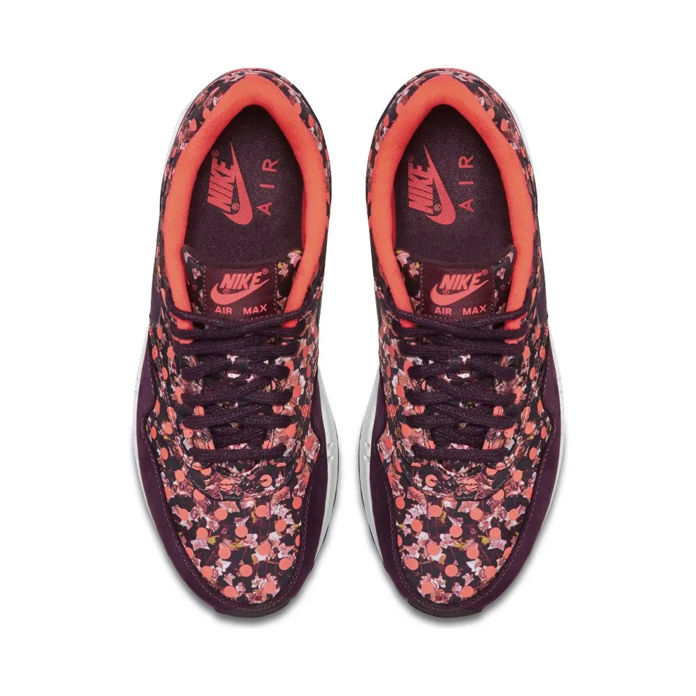 Nike x Liberty of London Air Max 1 WMNS Burgundy (540855-600)