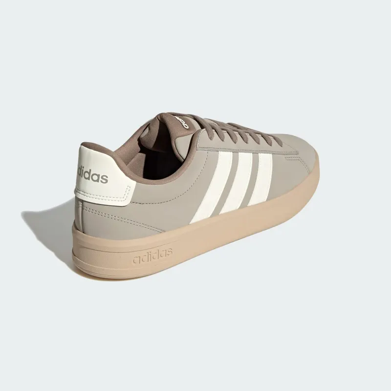Adidas GRAND COURT 3.0 Shoes Light Brown / Off White / Chalky Brown (KH9533)