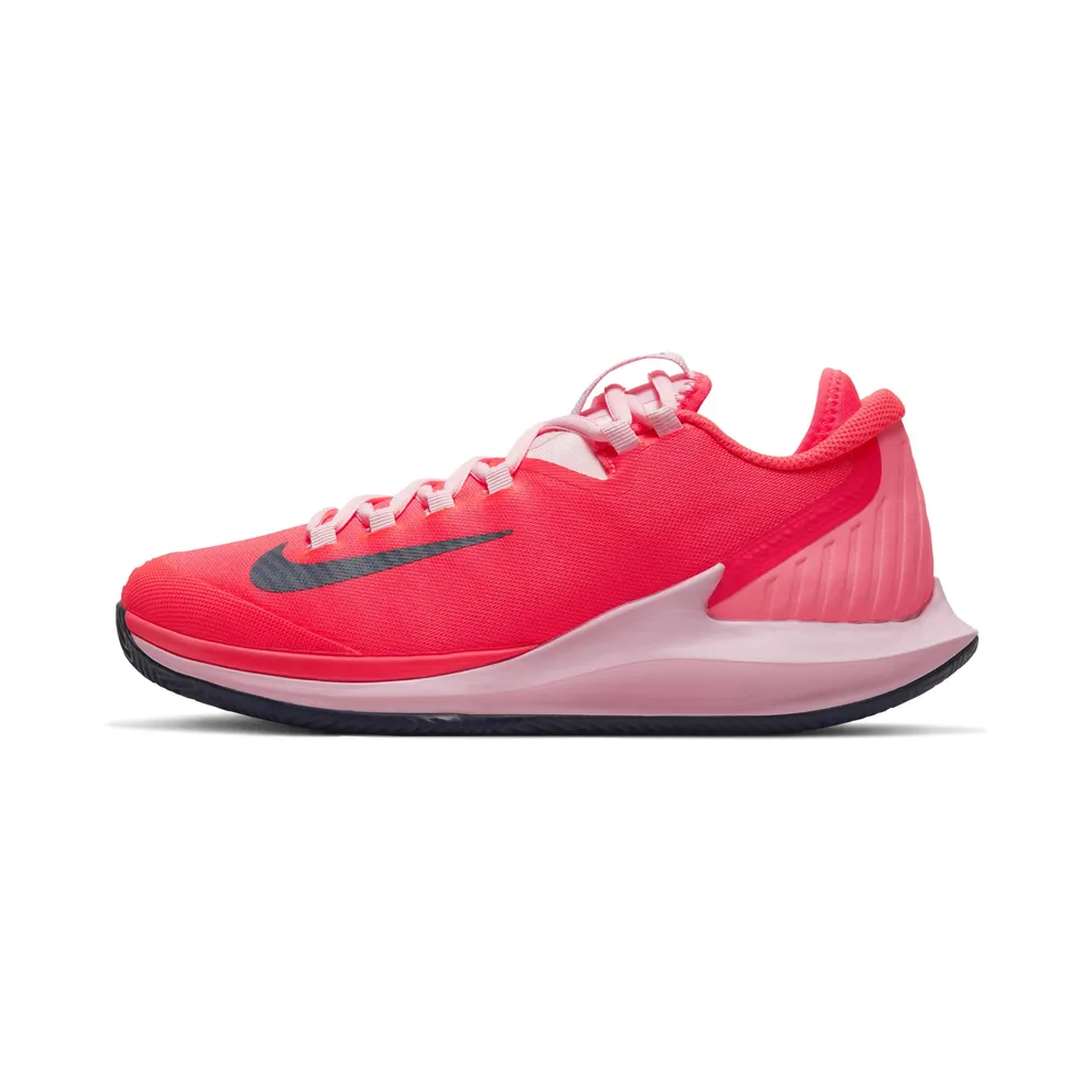 NikeCourt Air Zoom Zero (gravel) Red “Laser Crimson / Pink / Sunset Pulse / Blackened Blue” (CI9839-604)