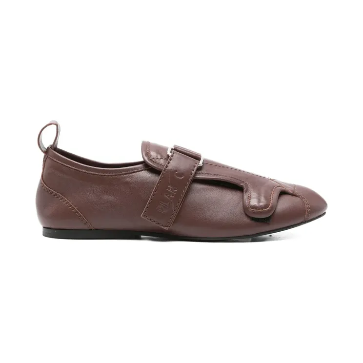 Plan C Leren met gespbandje “Brown” (MOCSD03G01LV068)