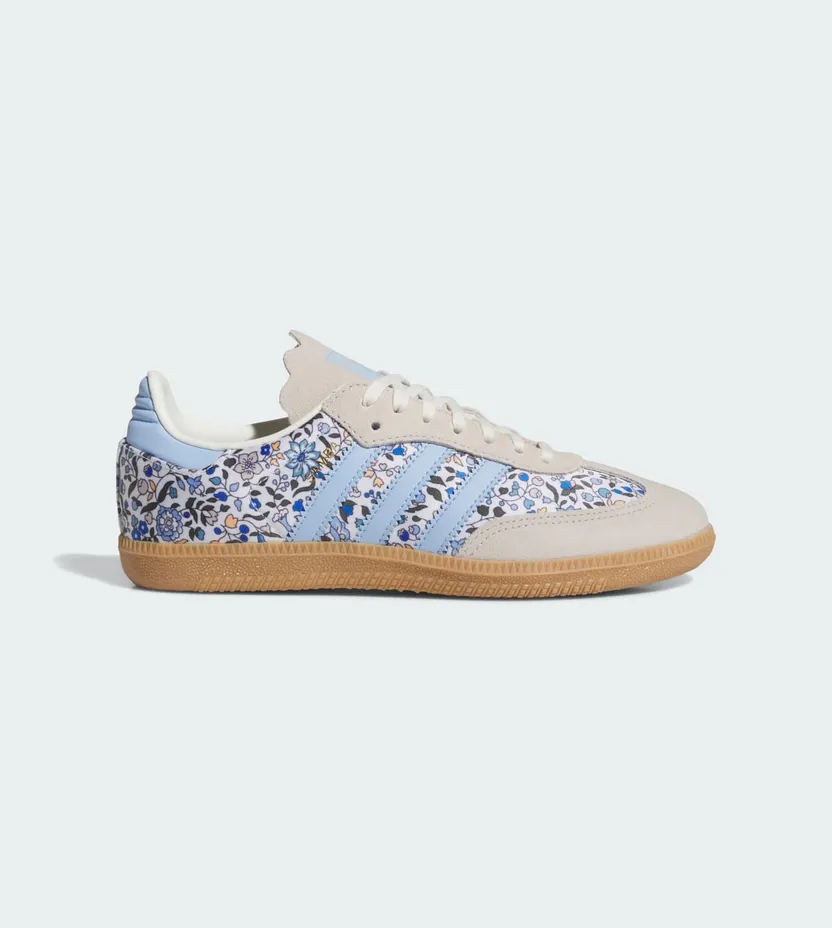 Adidas Samba OG x Liberty London Kids Blue / Off White / Gum (JP8080)