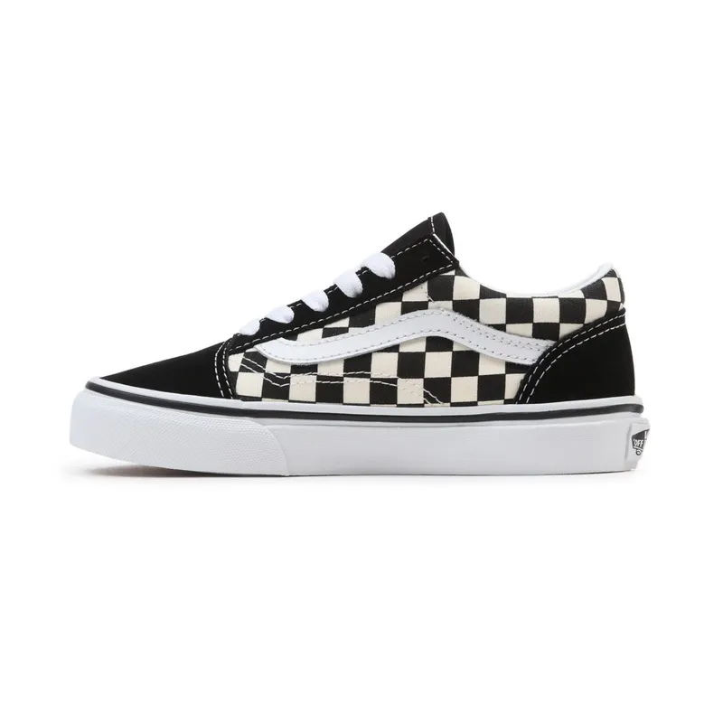 Vans Old Skool Primary Check (PS) Black/White (VN0A38HBP0S)
