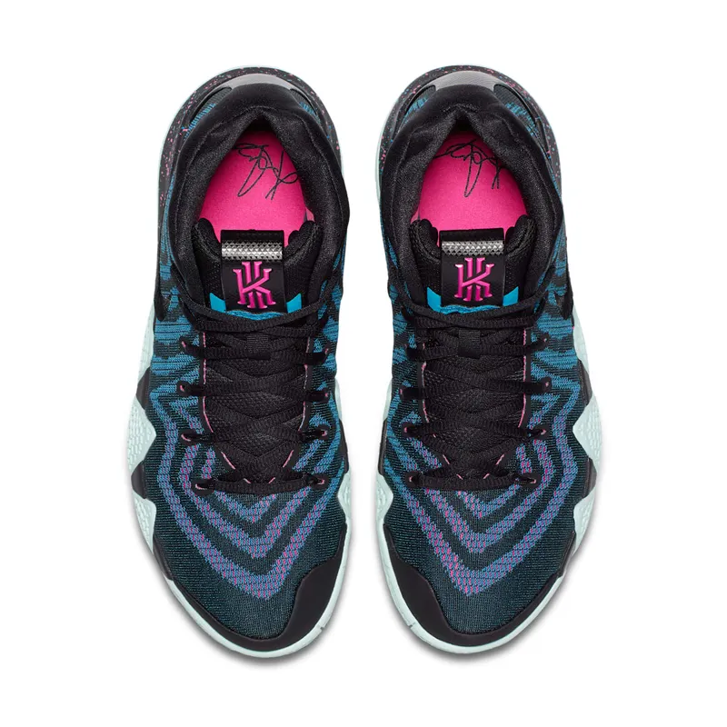 Nike Kyrie 4 80s (Decades Pack) Black/Black-Laser Fuchsia (943806-007)