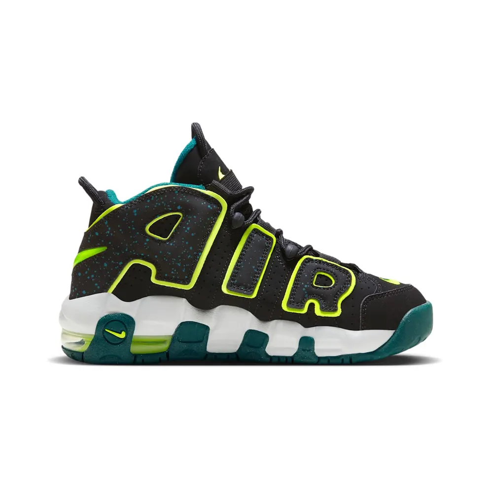 Nike Air More Uptempo Low Black Geode Teal (DZ2809-001)
