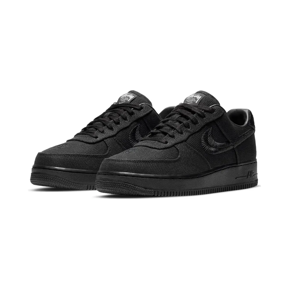 Nike x Stussy Air Force 1 Low Black (2020) (CZ9084-001)
