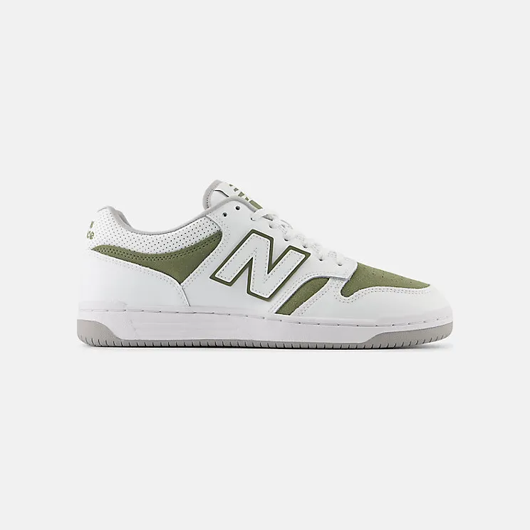 New Balance 480 White Olivine (BB480LRD)