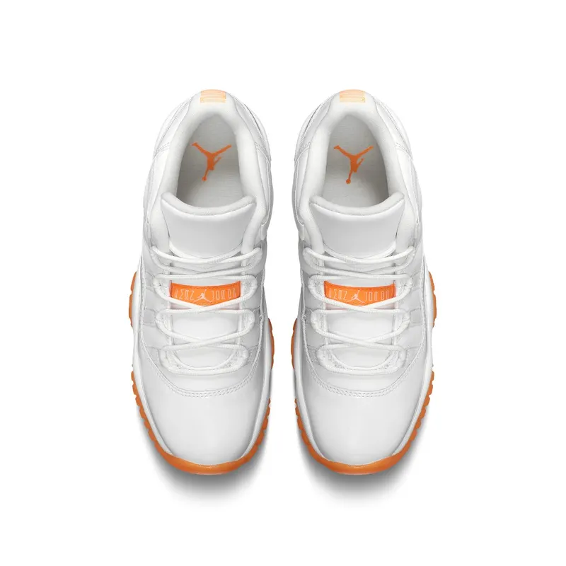 Jordan 11 Retro Low Citrus 2015 (GS) White/White-Citrus (580521-139)