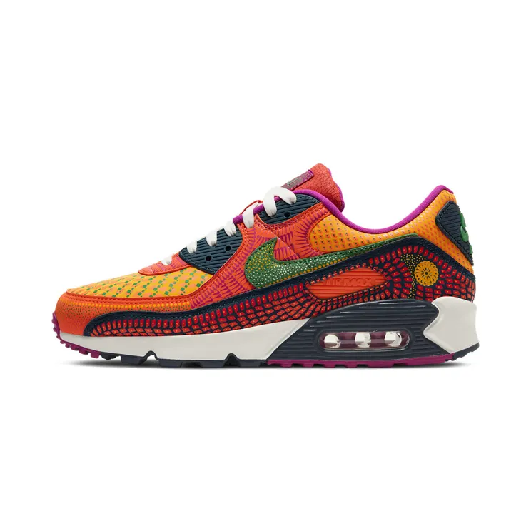 Nike Air Max 90 ‘Dia de los Muertos’ Deep Ocean/Sail/University Gold/Cactus Flower (DC5154-458)