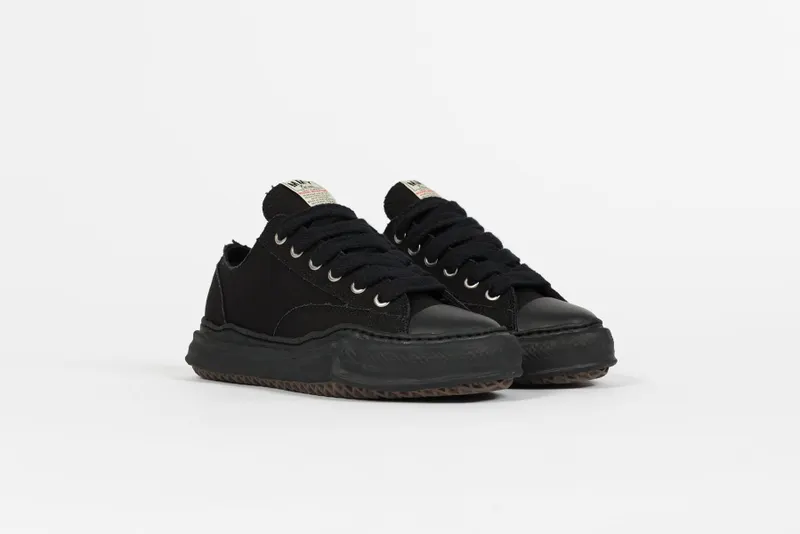 Maison Mihara Yasuhiro Peterson OG Sole Canvas Low Black (A01FW702-BLKBLK)